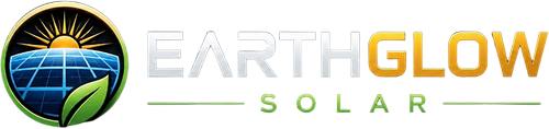 EarthGlow Solar Official Logo - Solar Panel EPC Company